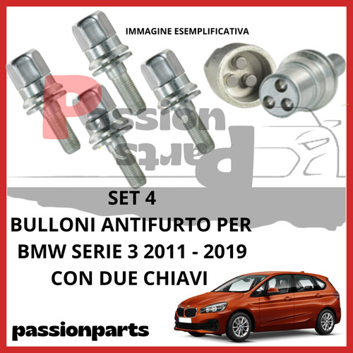 Kit bulloni antifurto - antifurto, cerchi