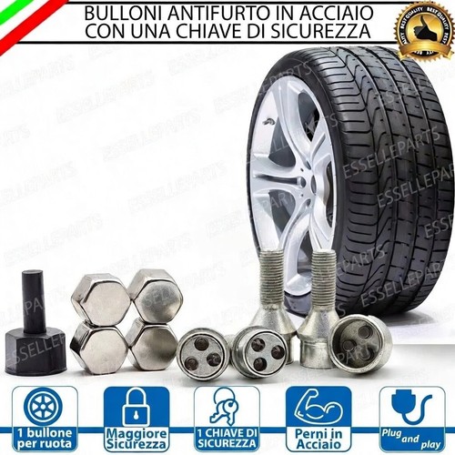 Kit bulloni antifurto - kit, 4