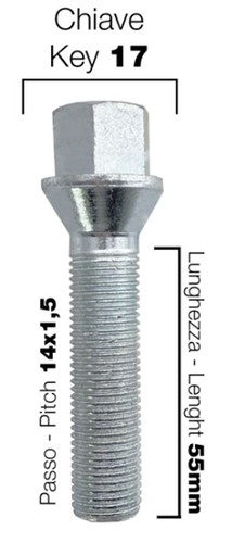 Bulloni per distanziali - 10,